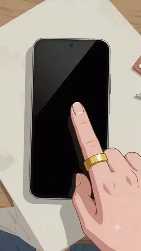 잠금 화면에서 퀵노트 알림을 눌러 메모를 적고 저장하는 영상